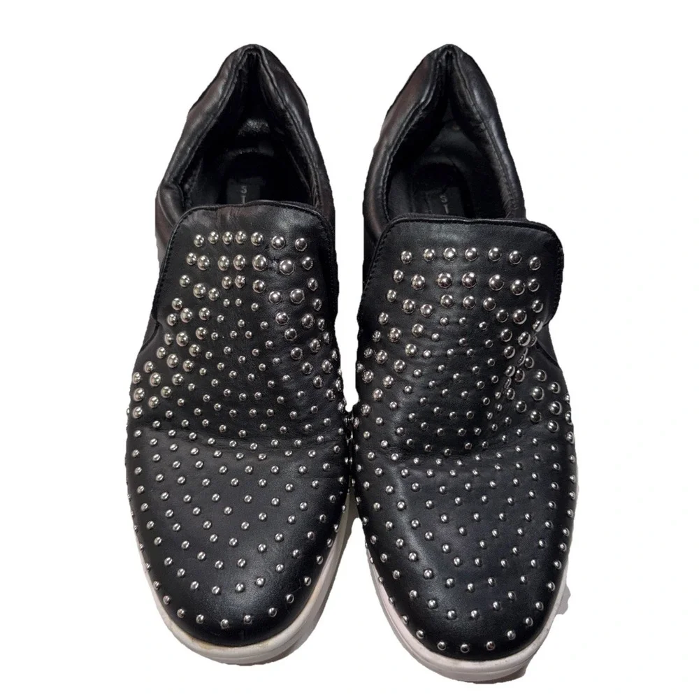 STEVE MADDEN Coulter Skate Stud Rivet Loafer Slip On Platform Sneaker Shoes 6.5